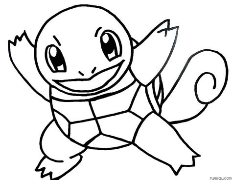 Squirtle Pokemon Coloring Page For Kids Free Pokemon Printable Coloring