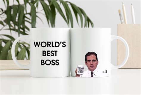 Worlds Best Boss Michael Scott Mug American Office Etsy