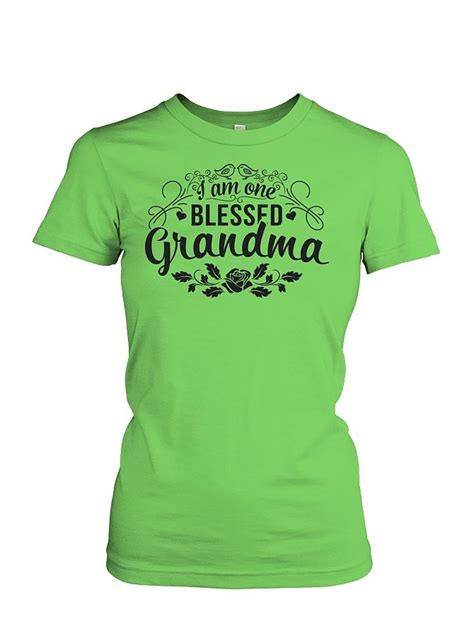 ️ One Blessed Grandma ️ Custom Printed Shirts Custom Print Mens Tops