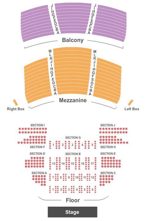 Wilbur Theatre Seating Chart