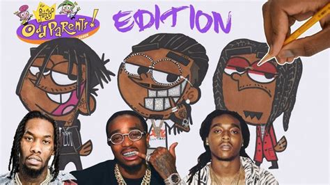 Learn how to draw rappers pictures using these outlines or print just for coloring. DRAW RAPPERS AS CARTOONS! MIGOS ATL !! | Cartoon, Migos ...