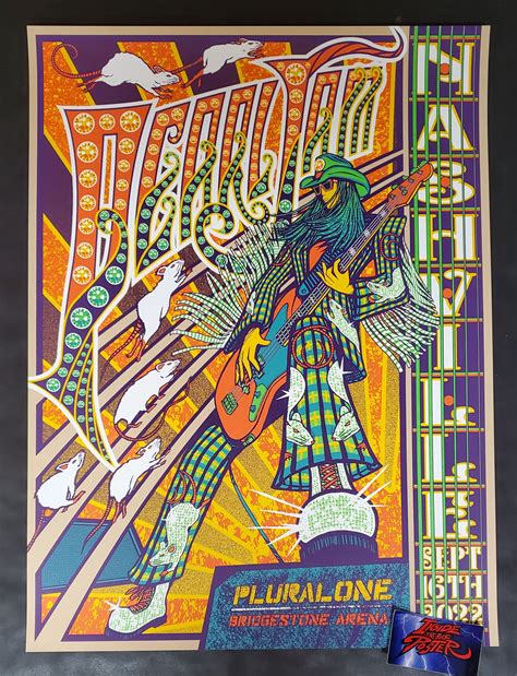 Brad Klausen Pearl Jam Nashville Poster 2022 Inside The Poster