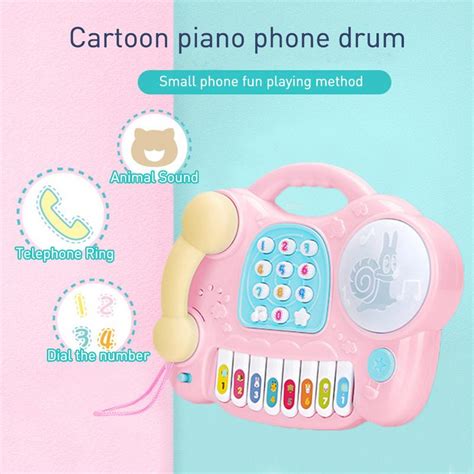 Mry Childrens Multifunction Simulation Telephone Toy Baby Light Music