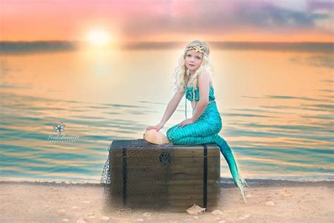 Mermaid Mini Sessions Mermaids Beach Treasure Chest Mermaid