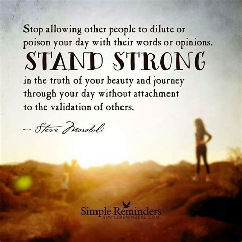 Standing Strong Quotes Stand Strong Simple Reminders