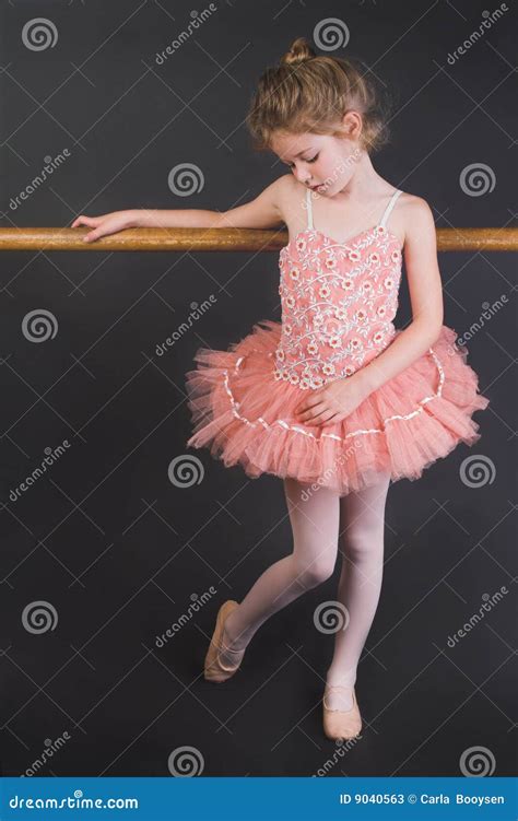 Tiny Ballerina Stock Image Image Of Barre Person Blond 9040563