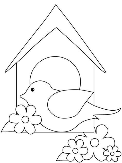 Pictures Of Spring Birds - Coloring Home