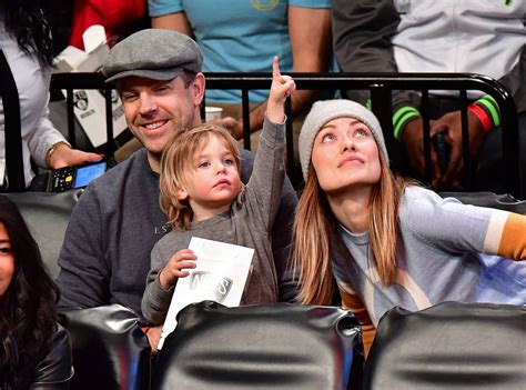 Olivia Wilde And Jason Sudeikis Son Steals The Show At B Ball Game