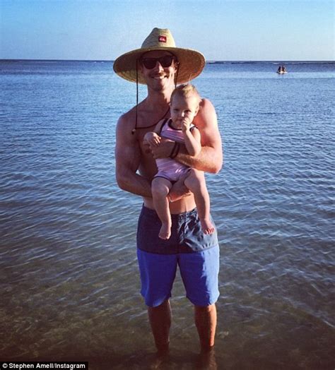Stephen Amell And Wife Cassandra Show Off Their Toned Beach Bodies On