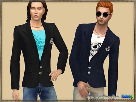 The Best Blazer For Men By Bukovka Club Blazer Sims 4 Clothing