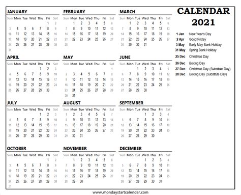 1.1 printable 2021 monthly calendar word, excel, pdf, landscape. Printable 5 By 8 2021 Calendar / Printable Calendar 2021 Download Print Free Blank Calendars ...