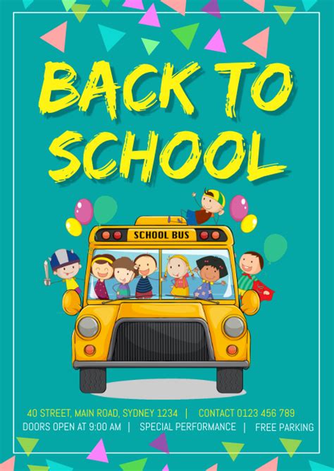 Copy Of Back To School Flyer Template Postermywall