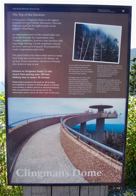Clingmans Dome Mountain Park Great Smoky Mountains Avid Tennessee