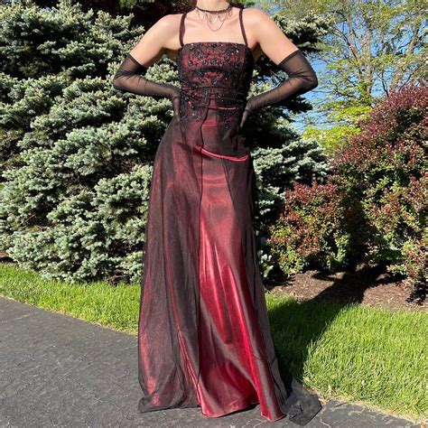 Vintage Y2k90s Gothic Prom Dress Recoveryparade