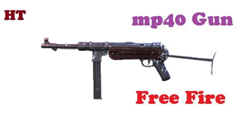 #pubg_vs_free_fire | 14.6m insan bunu izledi. mp40 gun free fire drawing | How to draw a gun from Free ...