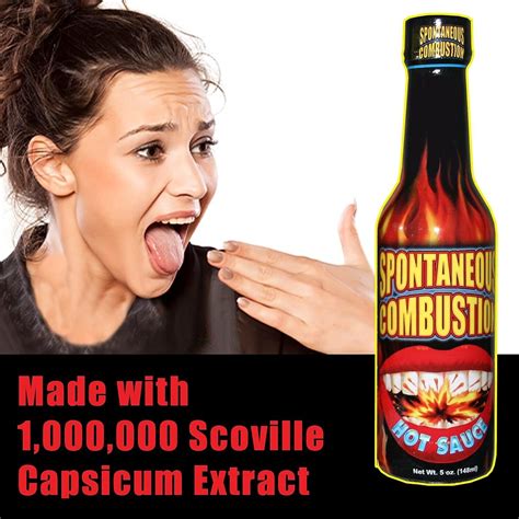 Ass Kickin Spontaneous Combustion Hot Sauce Habanero Capsicum Extract 5oz Ebay