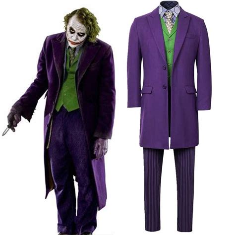 Batman Dark Knight Rise Heath Ledger Joker Purple Suit Arthur Fleck