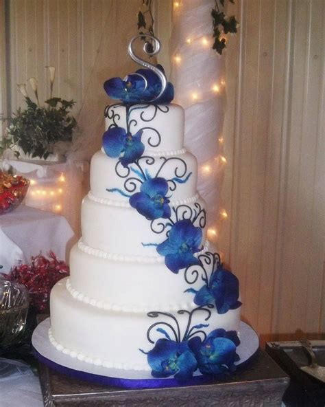 blue orchid wedding cake wedding inspiration just thinking ahead …