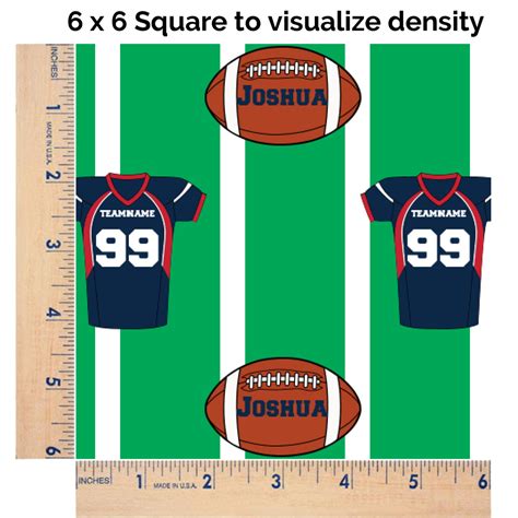 Custom Football Jersey Fabric By The Yard Personalized Youcustomizeit