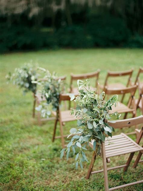 Outdoor Wedding Aisle Decoration Ideas With Greenery