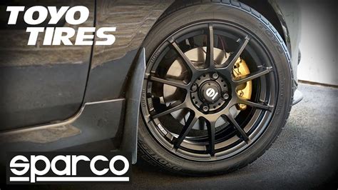 Sparco Assetto Gara Matt Black Alloys Toyo Proxes Tr1 Tyres At Demon