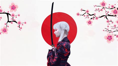 Fondos De Pantalla 2560x1440 Katana By Abrar Khan Japonés Sable Kimono