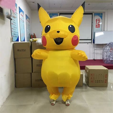 2018 New Arrival Pikachu Inflatable Costume Halloween Costume For Adult