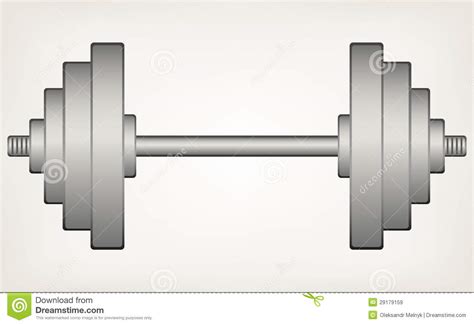 Illustration Dumbbell Weight Royalty Free Stock Images