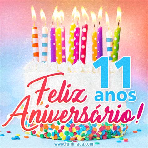 Feliz Aniversário 11 Anos 