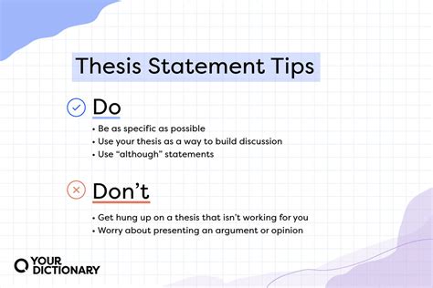 How To Write A Thesis Statement Effective And Expert Tips Yourdictionary