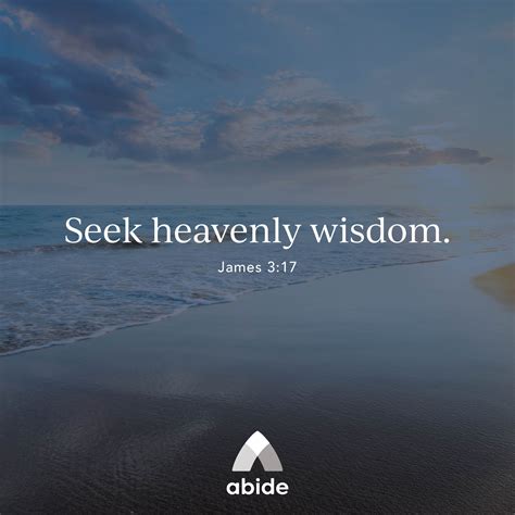 Wisdom From Heaven James 317 Abide