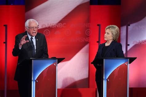 In First One On One Democratic Debate Clinton Sanders Cover Wall Street Foreign Policy Emails