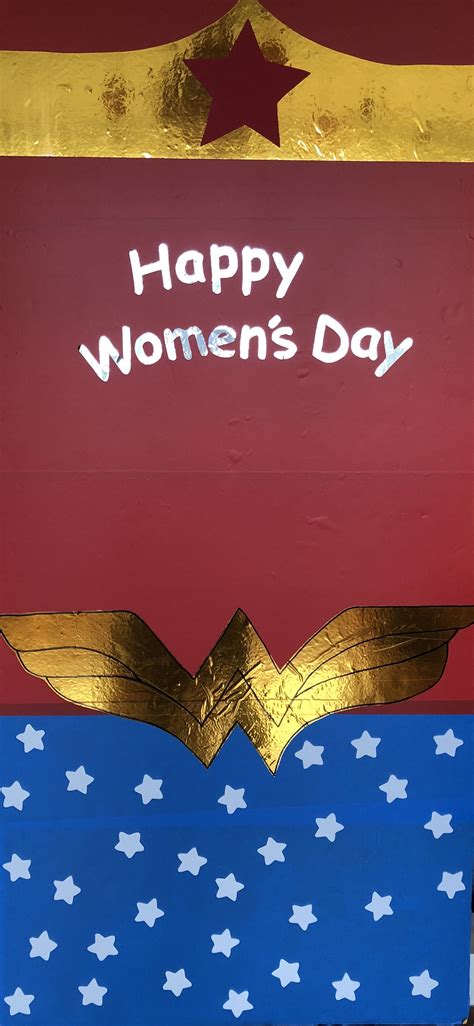 Wonder Woman Poster For Womens Day Happy Womens Day Women Poster