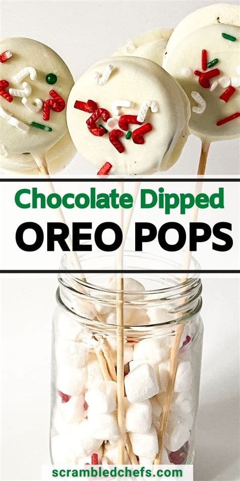 These Easy Dipped Oreo Pops Are A Great Semi Homemade Treat For Holiday