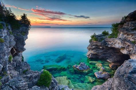 Bruce Peninsula National Park Tobermory Home To Turquoise Waters
