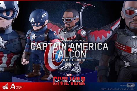 captain america civil war gets new artist mix series from hot toys