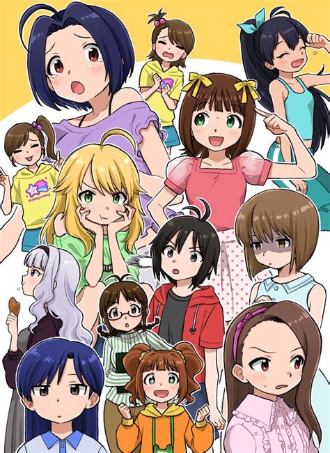 Hoshii Miki Amami Haruka Shijou Takane Kisaragi Chihaya Minase Iori And More Idolmaster