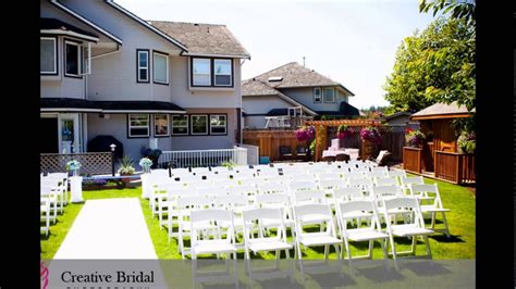 They cover the range of styles and sizes, but they all make great use of the spaces available. Backyard Wedding | Backyard Wedding Ideas | Backyard ...