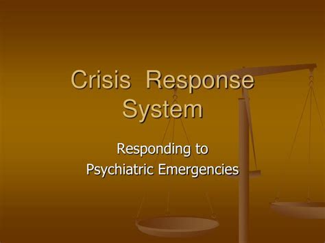 Ppt Crisis Response System Powerpoint Presentation Free Download