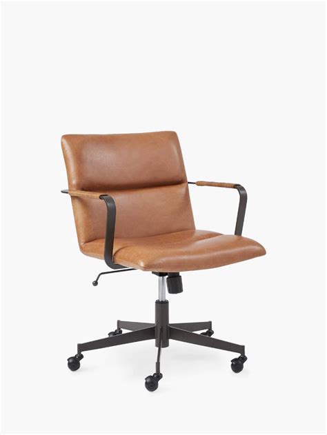 Tan Leather Desk Chair - Home Designing