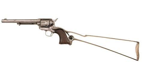Colt Black Powder Single Action Army Revolver Shoulder Stock Rock