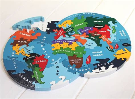 Large Map Of The World Jigsaw World Map Map World Puzzle