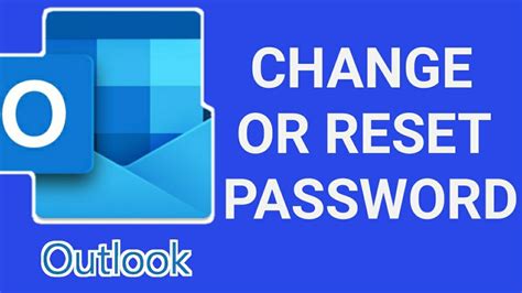 How To Change Your Outlook Password Or Recover Recover Forgotten