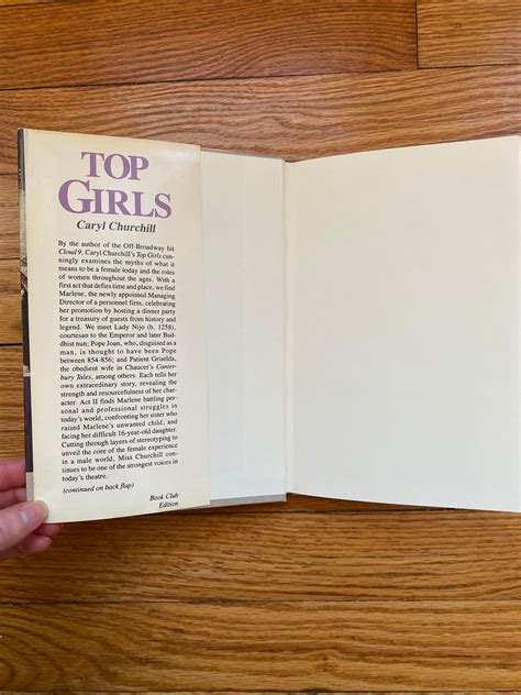 Top Girls By Caryl Churchill Etsy