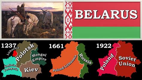 History Of Belarus Since 376 Every Year Youtube