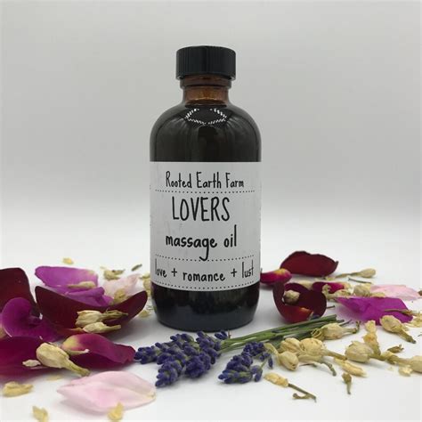 Sensual Massage Oil Lovers Oil Ts For Her Organic Etsy