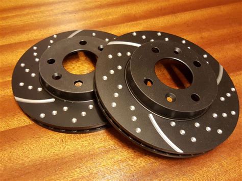 Brake Discs Dimpled And Grooved Front Ebc Pair