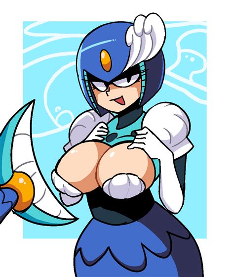 Rule 34 1girls 2020s 2022 Android Big Breasts Breasts Helmet Looking At Viewer Mega Man Mega