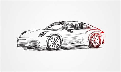 Premium Vector Porsche 911 Vector Sketch Car Design Vector