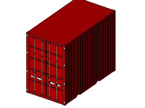 40ft And 20ft Metal Containers In Revit Library Revit